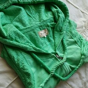 NWOT Miss Me Floral Hooded Vest